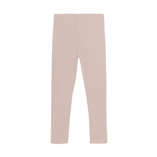 Modal Rib-Leggings Sepia Rose für Kinder von Huttelihut
