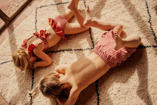 Bikini Riad Red Girls Rot und Weiss gestreift von elle and rapha