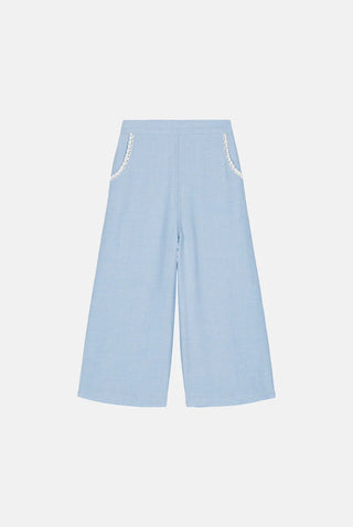 HOSE FLOR LIGHT BLUE VON LOUISE MISHA