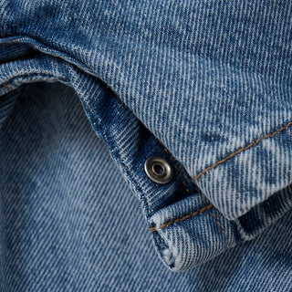 Kurze Jeans Latzhose Light Denim Blue von En Fant