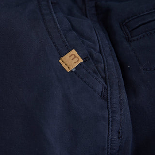 Baumwollshorts Marineblau von Minymo
