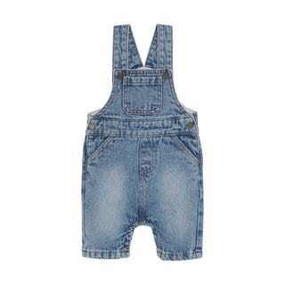 Kurze Jeans Latzhose Light Denim Blue von En Fant