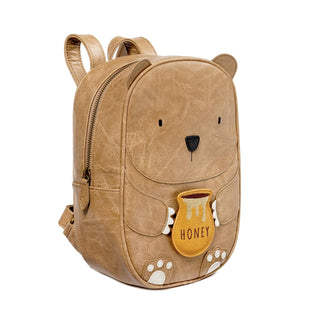 Kinderrucksack Grosser Bär Karl Walnussbraun von Little who