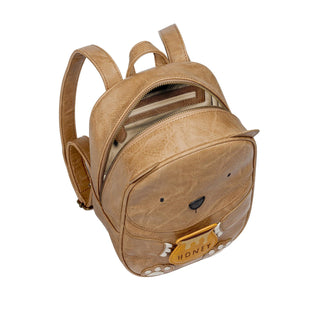 Kinderrucksack Grosser Bär Karl Walnussbraun von Little who
