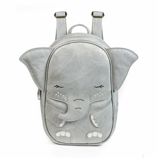 Kinderrucksack Grosser Elefant Rosa Hellgrau von Little who