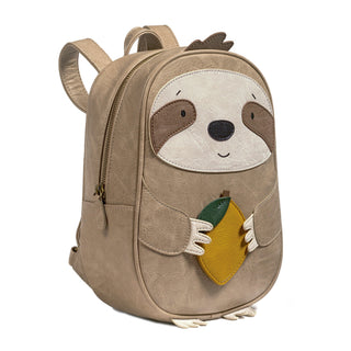 Kinderrucksack Grosses Faultier Norbert Latte Macchiato von Little who