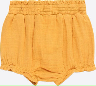 Kurze Musselinhose Hamdi orange/braun für Babys von Hust & Claire