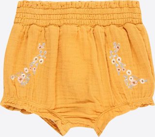 Kurze Musselinhose Hamdi orange/braun für Babys von Hust & Claire