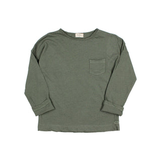 Langärmliges T-Shirt Khaki für Kinder von Buho
