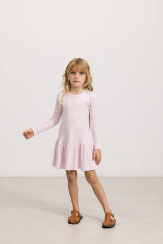 Modal-Langarmkleid Dress Diro Lilac Mist von MarMar Copenhagen