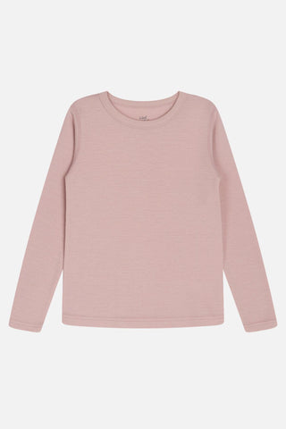 Merino-Wolle Shirt Awo Zartrosa von Hust and Claire