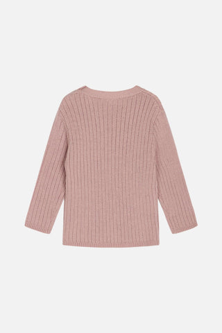 Merino-Wolle Strickpullover Curi Zartrosa von Hust and Claire