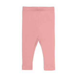 Modal Rib Leggings Rosa-Pink Minymo