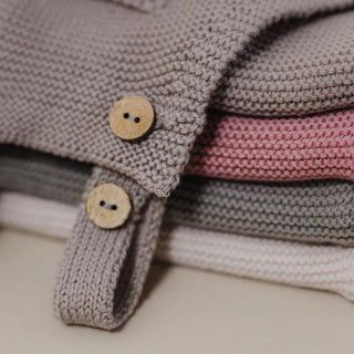 Organic Knit Dungarees / Overall Caramel von Cosy Roots