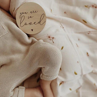 Organic Knit Dungarees / Overall Sand von Cosy Roots
