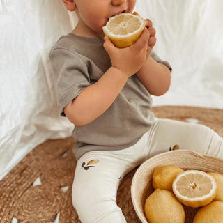 Organic Leggings Pure Lemon von Cosy Roots