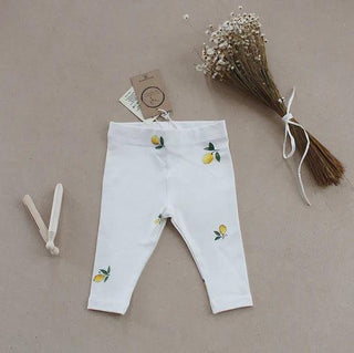 Organic Leggings Pure Lemon von Cosy Roots