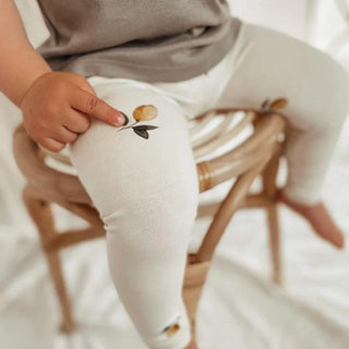 Organic Leggings Pure Lemon von Cosy Roots
