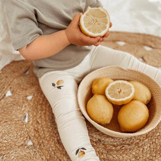 Organic Leggings Pure Lemon von Cosy Roots
