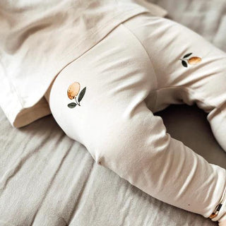Organic Leggings Pure Lemon von Cosy Roots