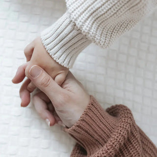 Organic Oversize Knit Pulli - MUM - Walnut von Cosy Roots