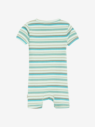 Overall kurz Pastellblau gestreift von Minymo