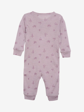 Pyjama aus Wolle und Seide Lila von Fixoni