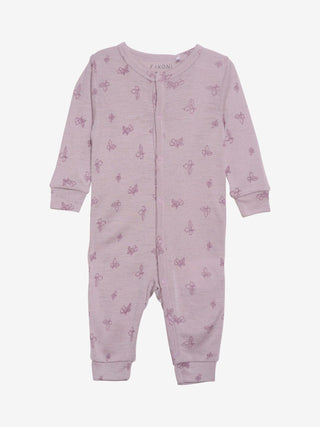 Pyjama aus Wolle und Seide Lila von Fixoni
