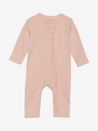 Pyjama mit Lochmuster Zartrosa von Fixoni