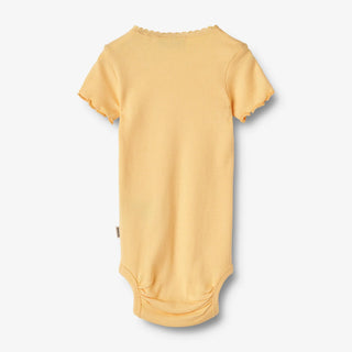 MODAL KURZARM RIB-BODY EDNA GELB VON WHEAT