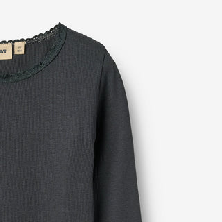 Modal Rib Langarmshirt Reese Night von Wheat