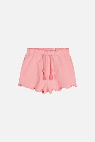 Shorts pink mit Sternenstickerei von Hust & Claire