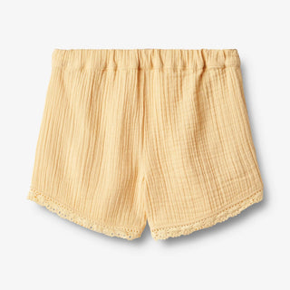 MUSSELINSHORTS EILEEN GELB VON WHEAT
