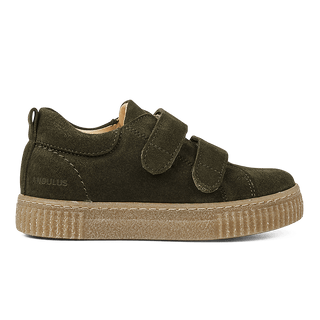 Sneaker mit Klettverschluss Dunkelgrün von Angulus