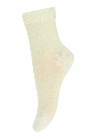 Glitzersocken Lulu in Liliengrün von mp Denmark