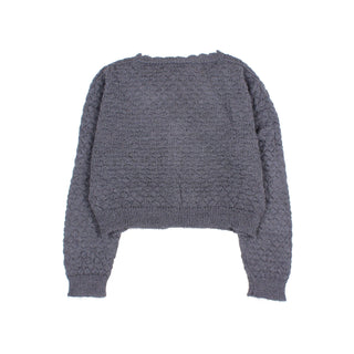 Strickcardigan Blau für Kinder von Búho