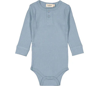 Tencel Langarm-Body Storm Cloud von MarMar Copenhagen