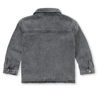 Jeanshemdjacke schwarz verwaschen von Sproet & Sprout