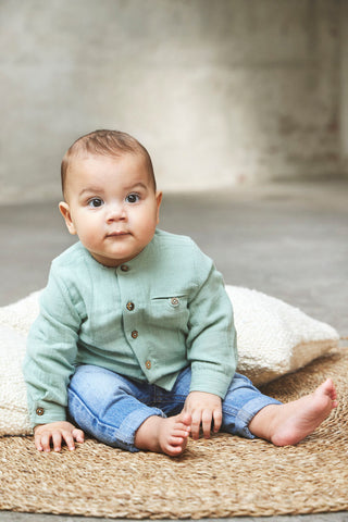 Baby Jeanshose Denim Blau von En Fant