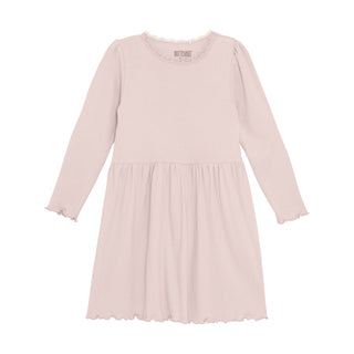 Modal langarm Kleid Sepia Rose für Kinder von Huttelihut