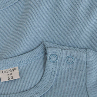 Bambus Langarm Body Dusty Blue von CeLaVi