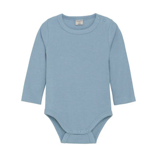 Bambus Langarm Body Dusty Blue von CeLaVi