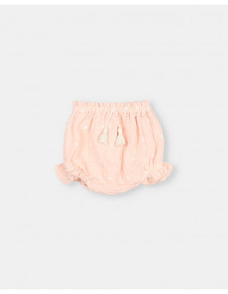 Pumphose Light Pink mit Stickerei von Búho Barcelona