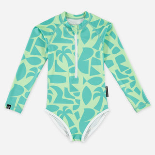 UV Badeanzug langarm Beach Comber Pistache von Beach & Bandits