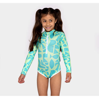 UV Badeanzug langarm Beach Comber Pistache von Beach & Bandits