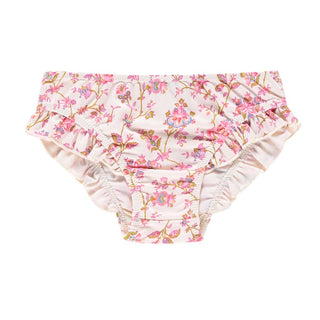 Badeset langarm Yanika Gebrochen weiss mit Blumenprint von Louise Misha
