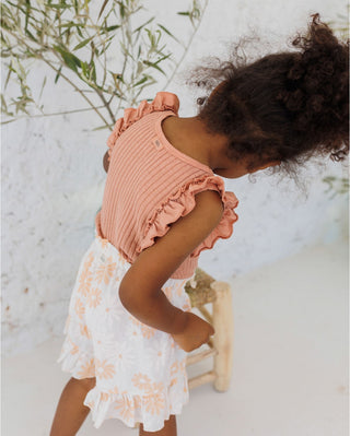 Rib-Shirt Rose Clay von Búho Barcelona