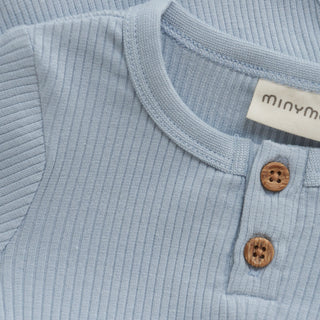 Modal Rib-Body Hellblau von Minymo