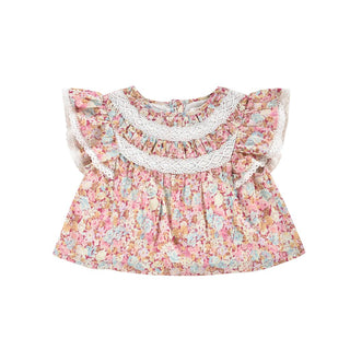 Babybluse Jannila Bunt mit Pastellblumenprint von Louise Misha