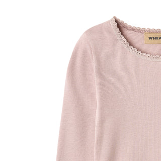 Modal Rib Langarmshirt Reese Soft Lilac von Wheat
